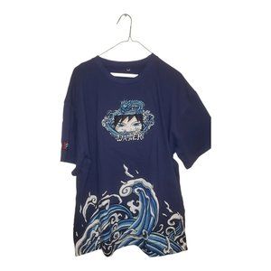 Noblexin Giyuu Embroidered and Bottom Print Shirt